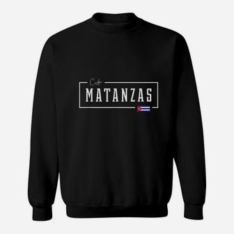 Matanzas City Cuba Cuban Flag Sweatshirt | Crazezy