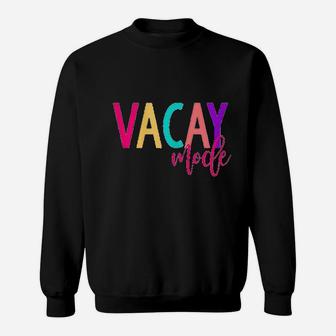 Matching Family Vacation Vacay Mode Summer Sweatshirt | Crazezy