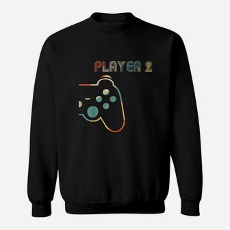 Matching Gamer Couple Player 1 Player 2 Sweatshirt - Thegiftio UK