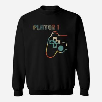 Matching Gamer Player 1 Player 2 Sweatshirt - Thegiftio UK