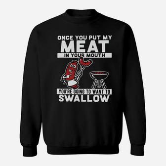 Meat In Your Mouth Sweatshirt - Monsterry UK
