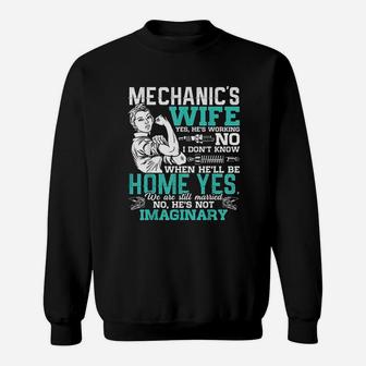 Mechanics Wife Women Anniversary Sweatshirt | Crazezy DE