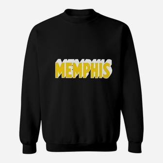 Memphis Tennessee Retro Vintage Travel Sweatshirt | Crazezy