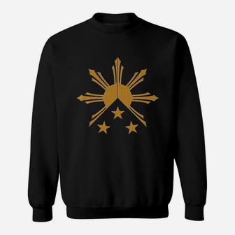 Men Tribal Philippines Filipino Sun And Stars Flag Sweatshirt | Crazezy UK