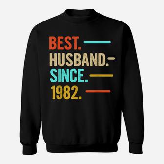 Mens 38Th Wedding Anniversary Gift Best Husband Since 1982 Sweatshirt | Crazezy