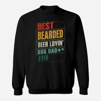 Mens Best Bearded Beer Lovin Dog Daddy Ever Pet Doggy Lover Owner Sweatshirt | Crazezy UK
