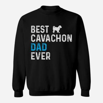 Mens Best Cavachon Dad Ever Dog Dad Pet Owner Cavachon Daddy Sweatshirt | Crazezy UK