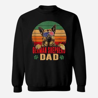 Mens Best German Shepherd Dad Father's Day Shirt Dog Lover Sweatshirt | Crazezy