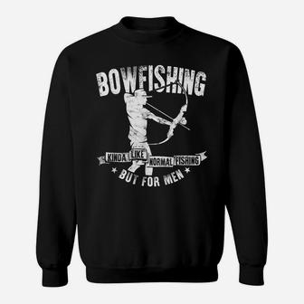 Mens Bowfishing, Bow Hunting For Fish Sweatshirt | Crazezy AU