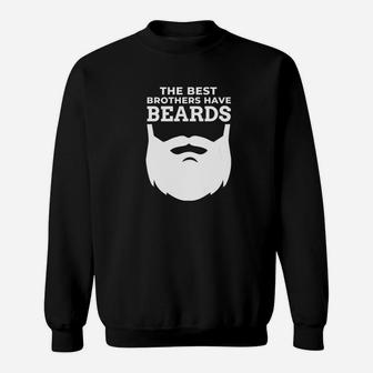 Mens Brother Funny Beard Saying Gift For Best Brother Sweatshirt - Thegiftio UK