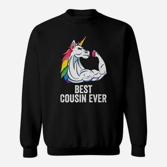 Mens Cute Unicorn Best Cousin Ever Apparel, Cousincorn Sweatshirt | Crazezy DE