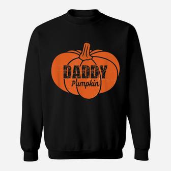 Mens Daddy Pumpkin Matching Family Thanksgiving Costume Dad Gift Sweatshirt | Crazezy