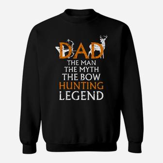 Mens Deer Hunting Shirt Cool Gift For Dad Bow Hunting Gift Sweatshirt - Thegiftio