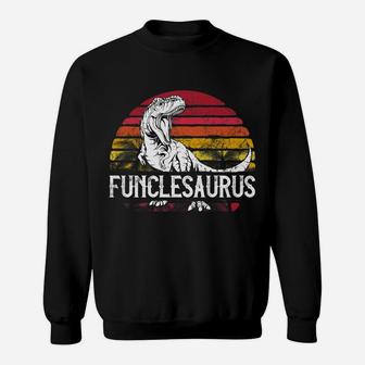 Mens Father's Day Gift For Uncle Funcle Saurus T Rex Funny Sweatshirt | Crazezy AU