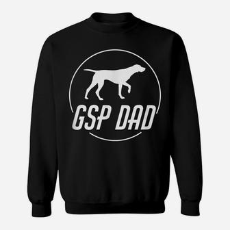 Mens Gsp Dad German Shorthaired Pointer Father Dog Lover Sweatshirt | Crazezy