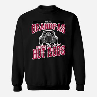 Mens Hot Rod Grandpa Funny Christmas Gift Classic Car Fathers Day Sweatshirt | Crazezy AU
