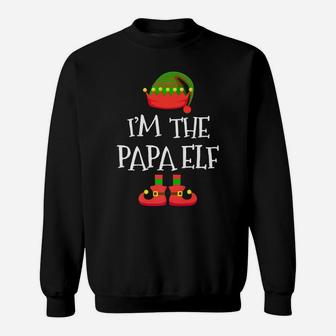 Mens I'm The Papa Elf Tee Christmas Xmas Funny Elf Group Costume Sweatshirt | Crazezy