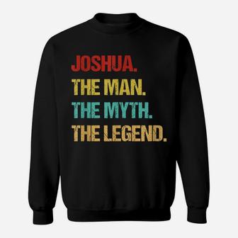 Mens Joshua The Man The Myth The Legend Sweatshirt | Crazezy
