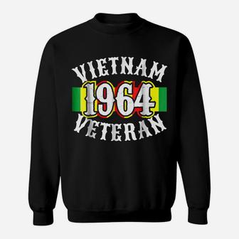 Mens Memorial Day Shirt, 1964 Vietnam Veteran Shirt Sweatshirt | Crazezy