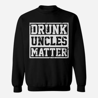 Mens Mens Drunk Uncles Matter Funny Uncle Drinking Wine Lover Sweatshirt - Thegiftio UK