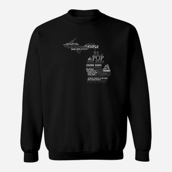 Mens Premium Proud To Be From Michigan Funny Sweatshirt - Thegiftio UK