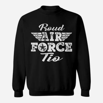 Mens Proud Us Air Force Tio - Pride Military Family Uncle Gifts Sweatshirt | Crazezy AU
