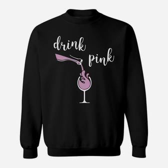 Mens Rose Wine Lover Drink Pink Bachelorette Party Sweatshirt - Thegiftio UK