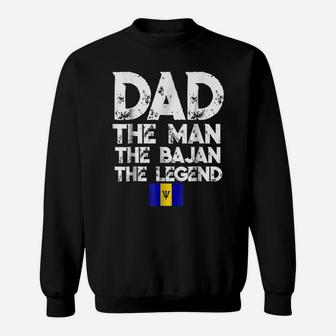 Mens Storecastle Dad The Bajan The Legend Father's Day Sweatshirt | Crazezy CA