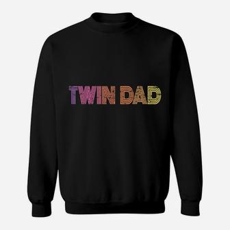Mens Twin Dad, Father's Day, Father Of Twins Papa, Daddy, Funny Sweatshirt | Crazezy CA