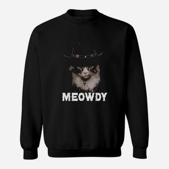 Meowdy Cowboy Cat Sweatshirt - Thegiftio UK