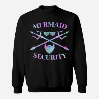Merman Mermaid Security Funny Lifeguard Swimmer Costume Gift Sweatshirt | Crazezy AU