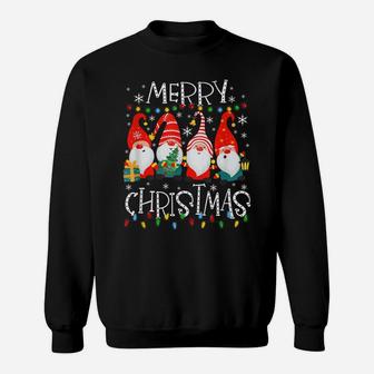 Merry Christmas Gnome Shirt Funny Family Xmas Kids Adults Sweatshirt | Crazezy CA