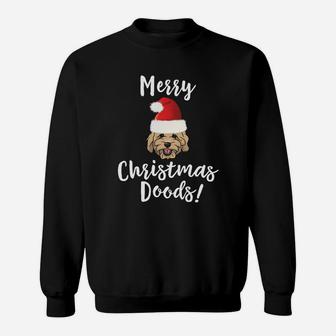 Merry Christmas Goldendoodle Funny Dog Sweatshirt | Crazezy UK