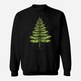Merry Christmas Insect Lover Xmas Dragonfly Christmas Tree Sweatshirt | Crazezy