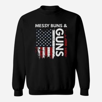 Messy Hair Dont Care Funny Sweatshirt | Crazezy UK