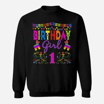 Mexican Birthday Party Matching Family Group 1St 3Rd Fiesta Sweatshirt | Crazezy UK