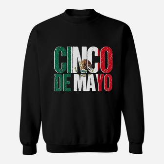 Mexican Flag Cinco De Mayo Sweatshirt | Crazezy CA