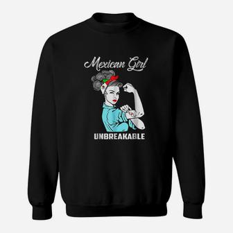 Mexican Girl Unbreakable Sweatshirt | Crazezy