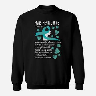 Mg Awareness Myasthenia Gravis Neuromuscular Disease Family Sweatshirt | Crazezy AU