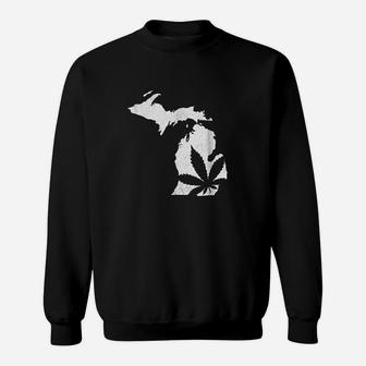 Michigan Leaf Sweatshirt - Thegiftio UK