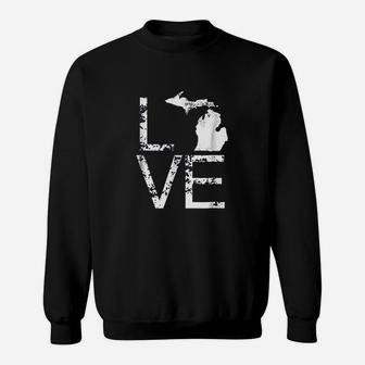 Michigan Love Sweatshirt - Thegiftio UK