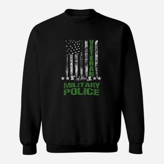 Military Police American Flag Sweatshirt | Crazezy