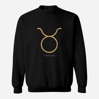 Minimalist Zodiac Sign Taurus Sweatshirt - Thegiftio UK