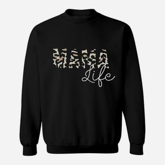 Mom For Women Funny Mama Life Saying Letter Print Sweatshirt | Crazezy UK