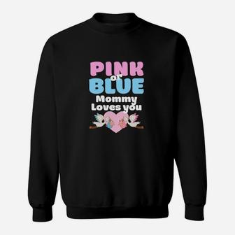 Mommy Gender Reveal Mommy To Be Sweatshirt - Monsterry