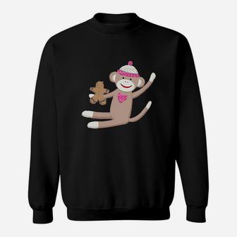 Monkey Gingerbread Sweatshirt - Thegiftio UK