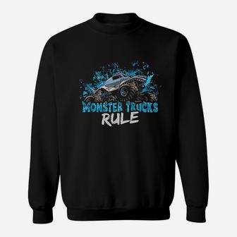 Monster Trucks Rule Sweatshirt | Crazezy