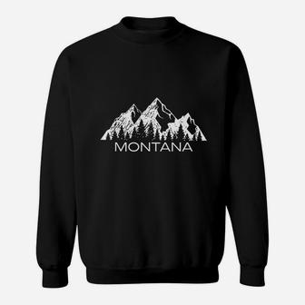 Montana Mountain Gift Cool Montana Sweatshirt - Thegiftio