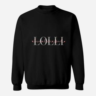 Mothder Day Lolli Lives Loves Spoils Sweatshirt - Thegiftio UK