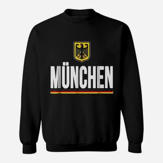 Munchen Germany German Flag Munich Tourist Souvenir Sweatshirt - Thegiftio UK